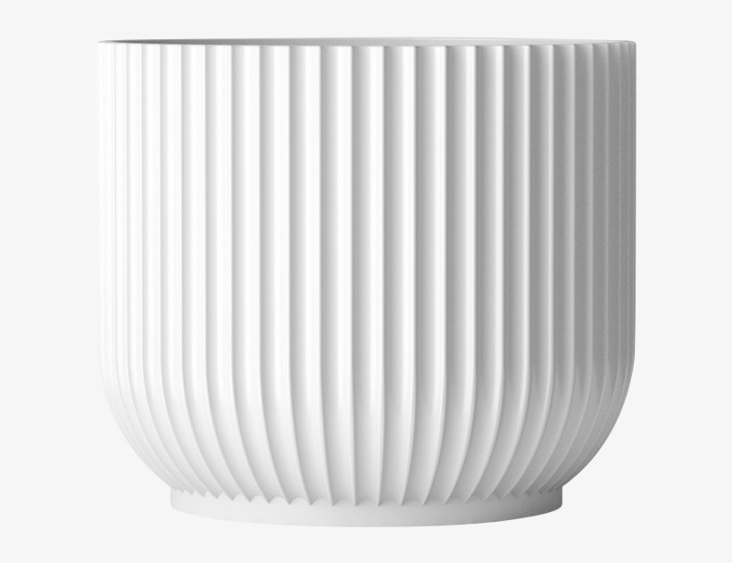 Flower Pot Large White Lyngby - Lyngby Urtepotteskjuler Stor, transparent png #8935076
