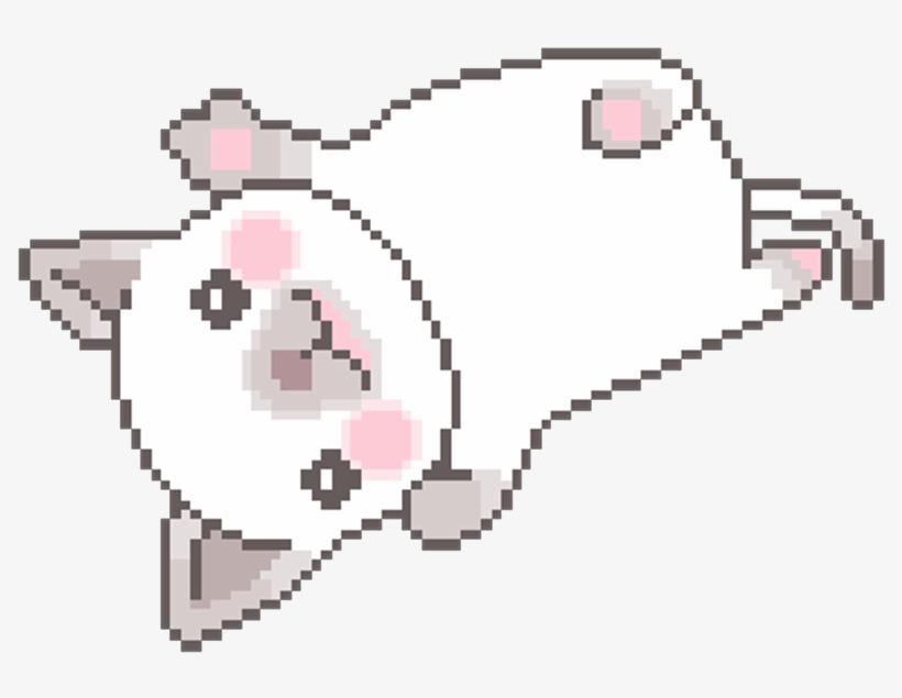 Cat Pixel Transparent - Cute Pixel Cat Gif, transparent png #8935260