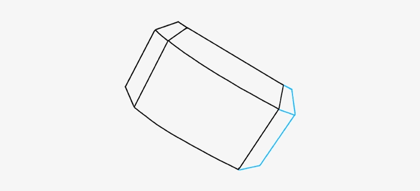 How To Draw Thor's Hammer - Sketch, transparent png #8935317