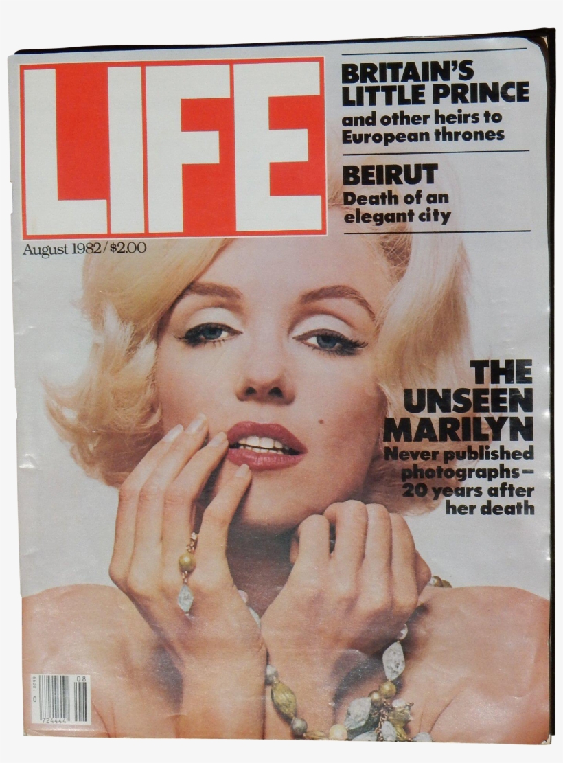 Life Magazine - Marilyn Monroe - Aug - 1982 - Special - Marilyn Monroe Magazine, transparent png #8935499