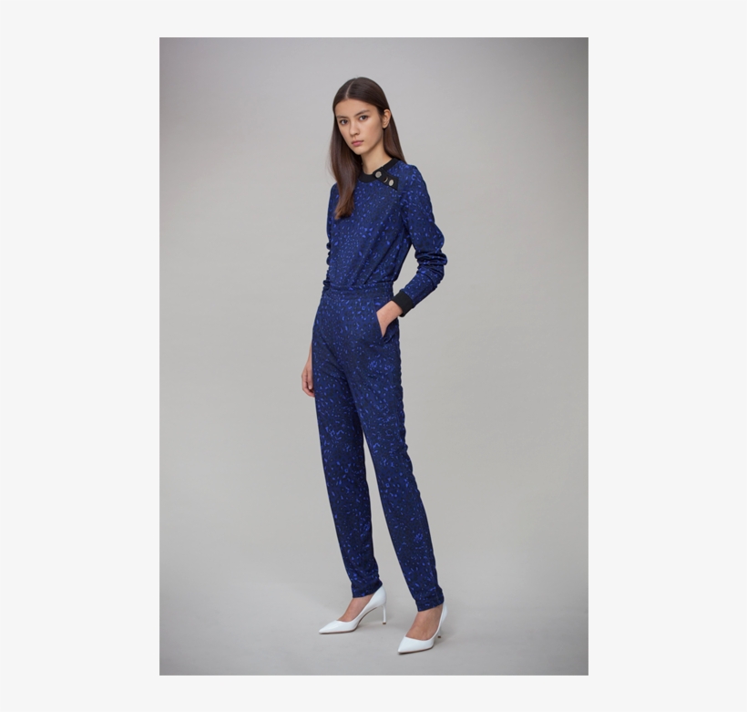 Baum Und Pferdgarten Blue Jaima Leopard Print Top - Nightwear, transparent png #8935831