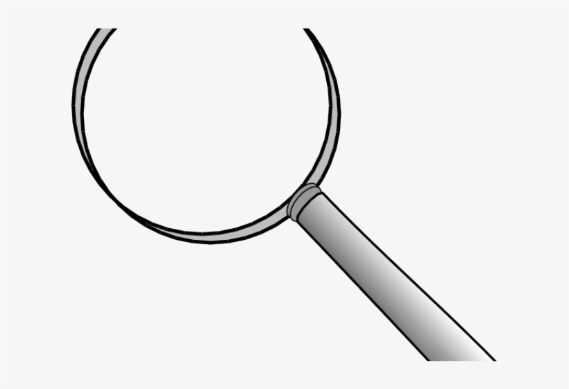 Magnifying Clipart Outline - Magnifying Glass Clipart, transparent png #8936042