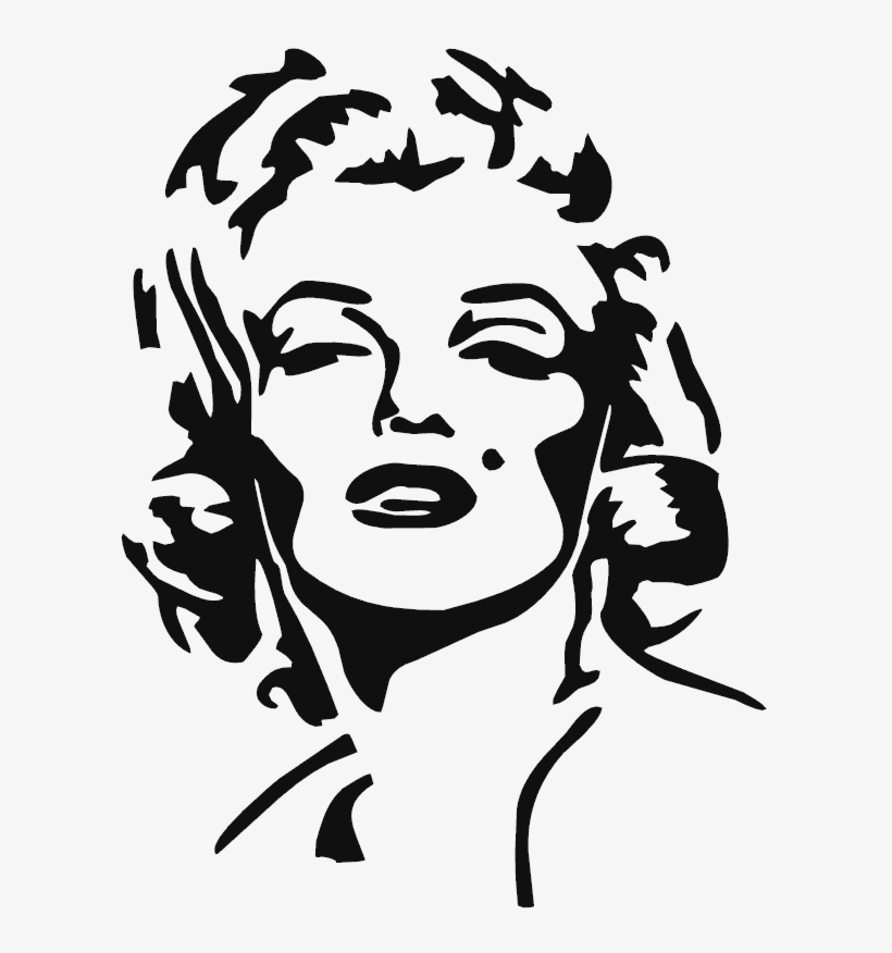 12800 - Marilyn Monroe Decal, transparent png #8936377