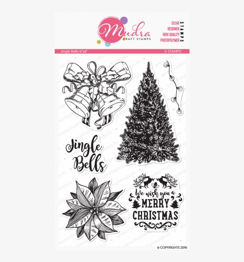 Mudra Craft Stamps - Christmas Tree, transparent png #8936384