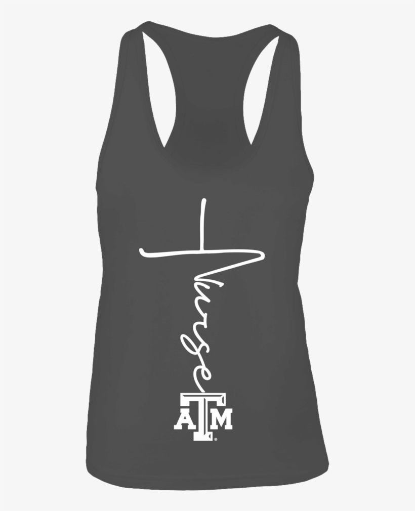 Nurse In Cross Shape Atm Texas A&m Aggies Shirt - Shirt, transparent png #8936462
