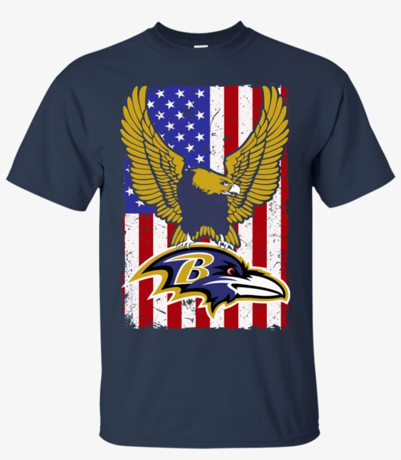 Baltimore Ravens Shirts Flag Usa Ravens Logo Team T - Baltimore Ravens, transparent png #8937403