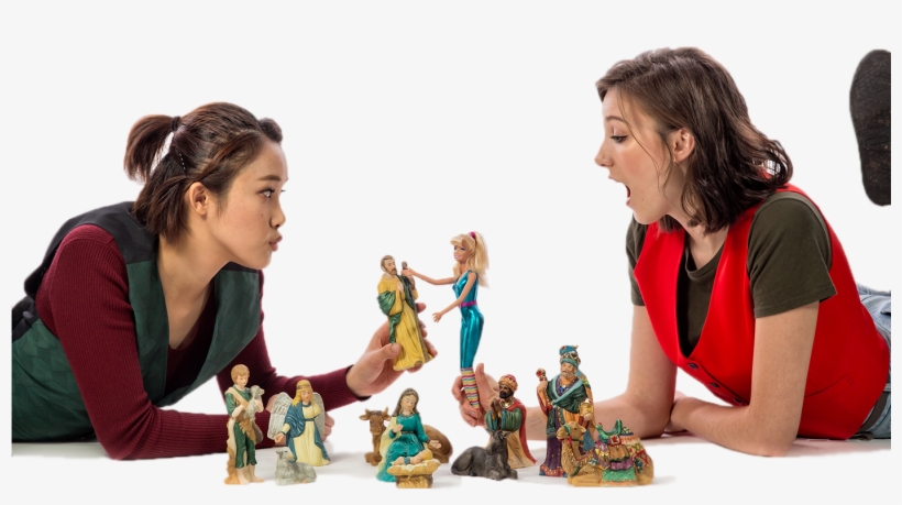 Upside Down Christmas Is An Irreverent And Open Hearted - Girl, transparent png #8937872