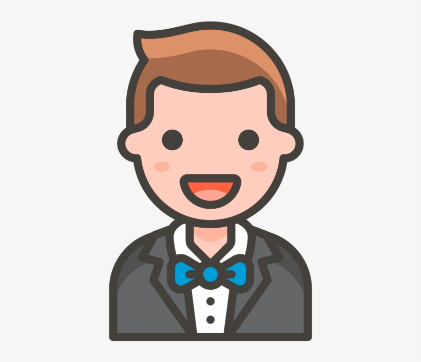 Man In Tuxedo Emoji - Singer Icon Png, transparent png #8938430