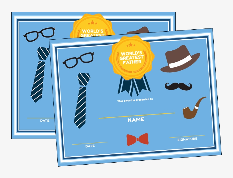 Print And Laminate This Impressive Certificate So Dad - Doctor Prats, transparent png #8938555