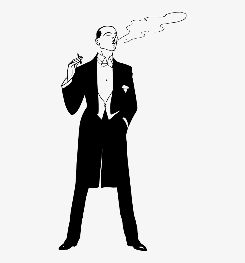 Medium Image - Cartoon Man In Tux, transparent png #8938701