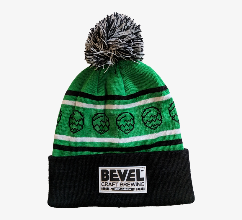 Bevel Pom Pom Beanie - Beanie, transparent png #8938741