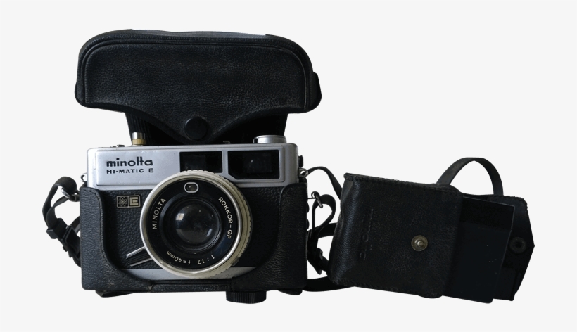 Minolta Hi-matic E Vintage Camera Manufactured By Minolta - Camera Lens, transparent png #8938856