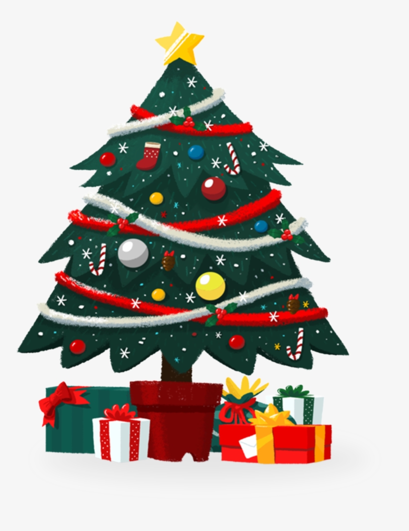 Christmas Holiday Elements Tree Gift Png And Psd - Girls Frontline M14 Christmas, transparent png #8938996