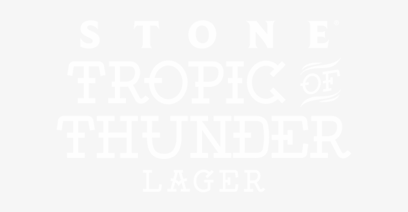 Stone Tropic Of Thunder Lager - Stone Tropic Of Thunder, transparent png #8939213