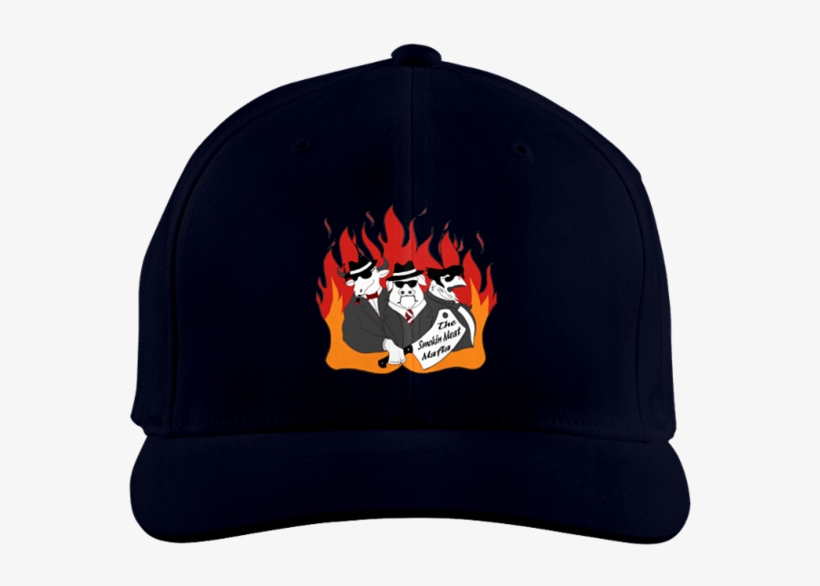 The Smokin Meat Mafia Fire Logo Hat - Baseball Cap, transparent png #8939948