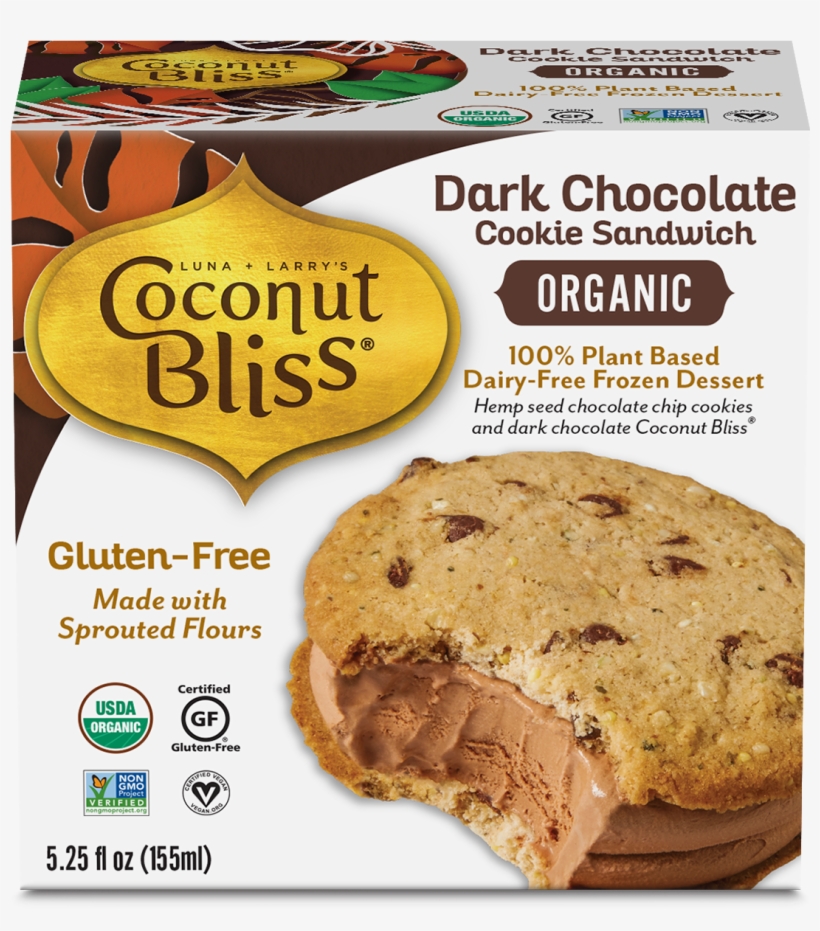 Dark Chocolate Cookie Sandwich - Peanut Butter Cookie, transparent png #8940023