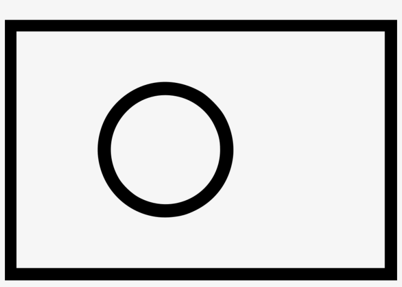 Japan Flag Comments - Circle, transparent png #8940617