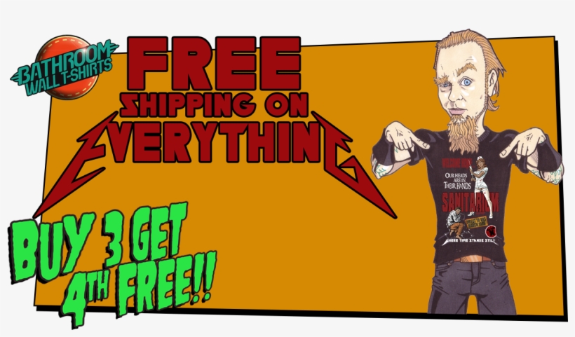 Metallica T-shirts - Metallica Shoes, transparent png #8940643