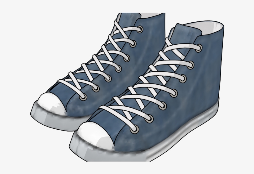 Converse Clipart Converse All Star - Shoes Clipart Png, transparent png #8941786