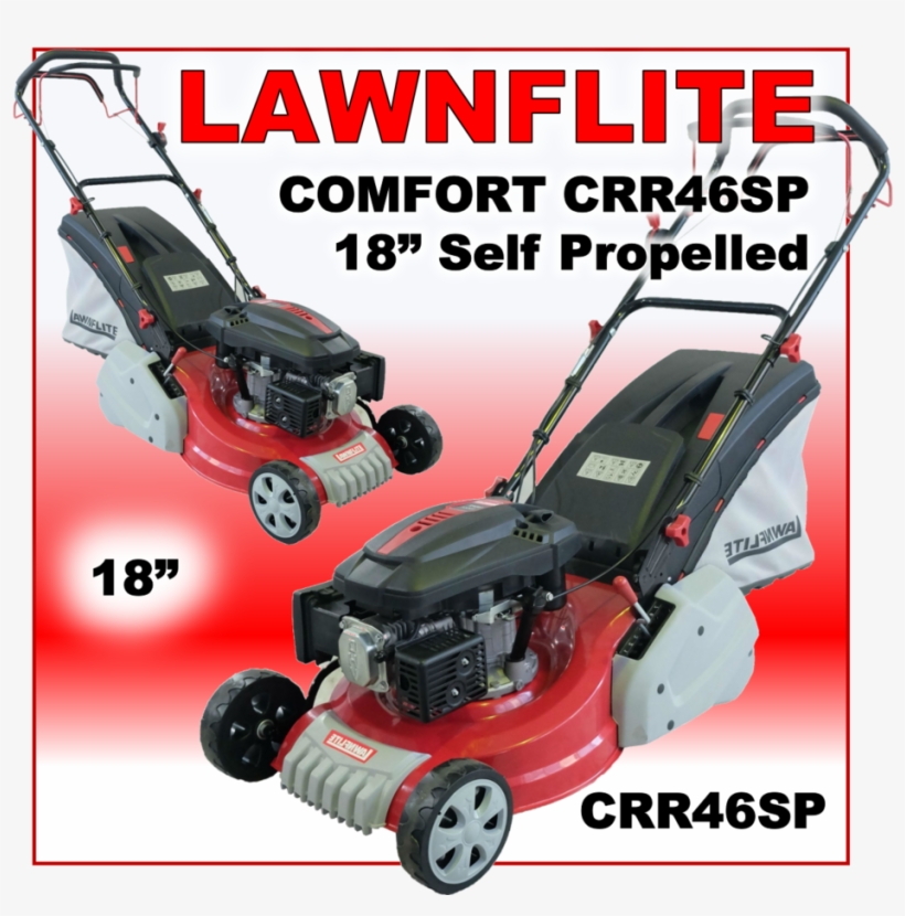 Details About Lawnflite Comfort Crr46sp 18" Rear Roller - Walk-behind Mower, transparent png #8942017