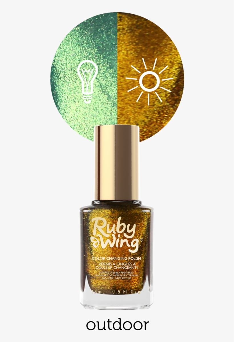 Ruby Wing Solar Active® Nail Polish - Mermaid, transparent png #8942193