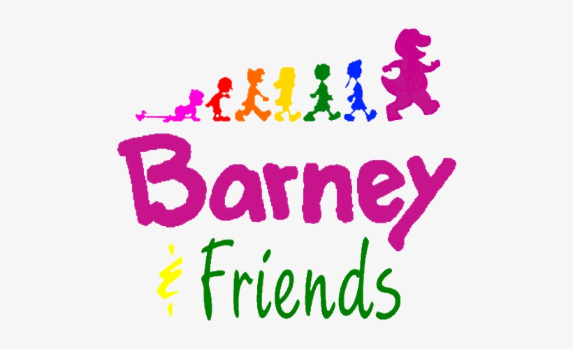 A New Barney & Friends Logo - Barney And Friends Logo, transparent png #8942923