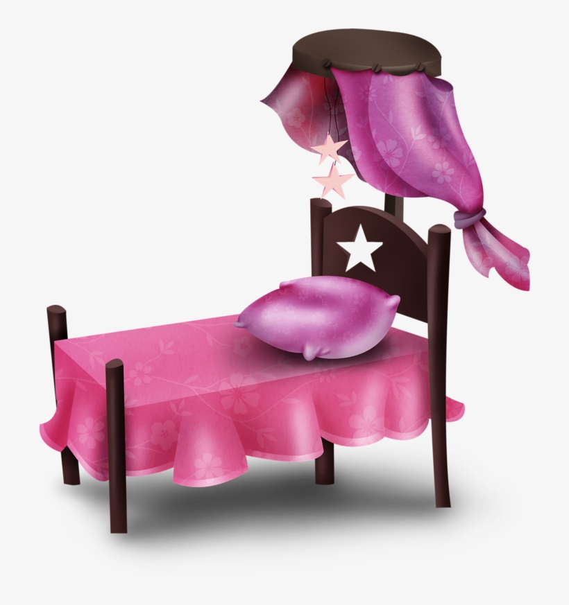 Cama Rosa Desenho, transparent png #8943604