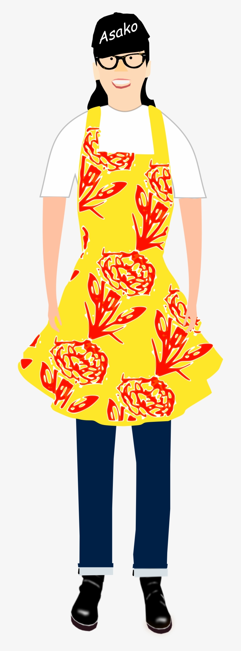 This Free Icons Png Design Of Apron-carnation 02, transparent png #8944602