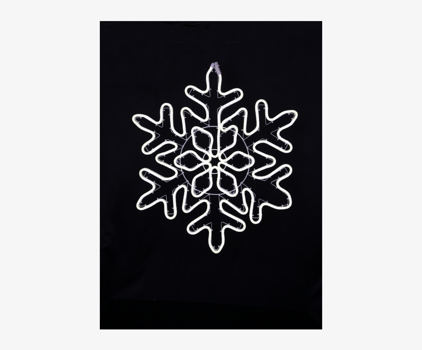 Silhouette Neoled - Led Silhouette Schneeflocke Außen, transparent png #8945064