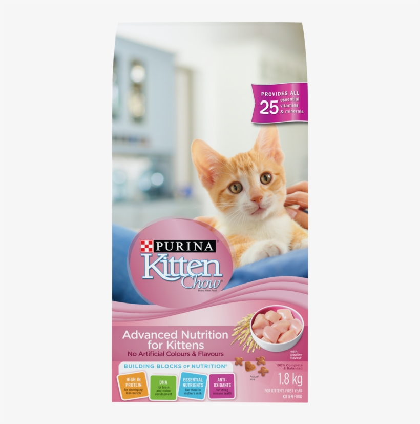 Purina® Kitten Chow® Advanced Nutrition For Kitten's - Purina Kitten Chow, transparent png #8945102