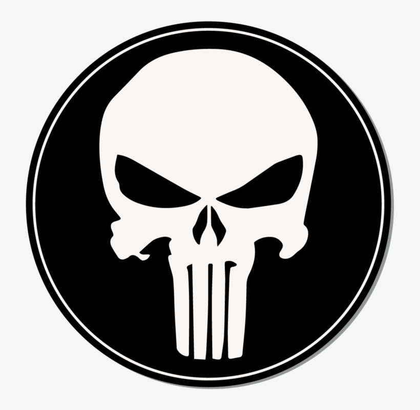 Punisher Drink Coaster - Thomas Jane Punisher Skull, transparent png #8945527