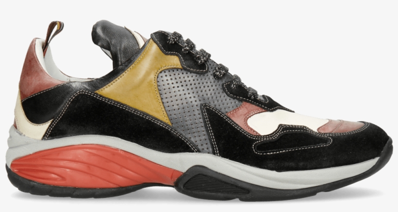 Sneakers Kobe 1 Suede Pattini Black Ruby White Sol - Cross Training Shoe, transparent png #8946017