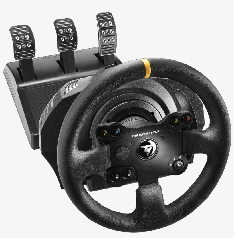 Tx Racing Wheel Leather Edition - Thrustmaster Tx Rw Leather Edition, transparent png #8946674