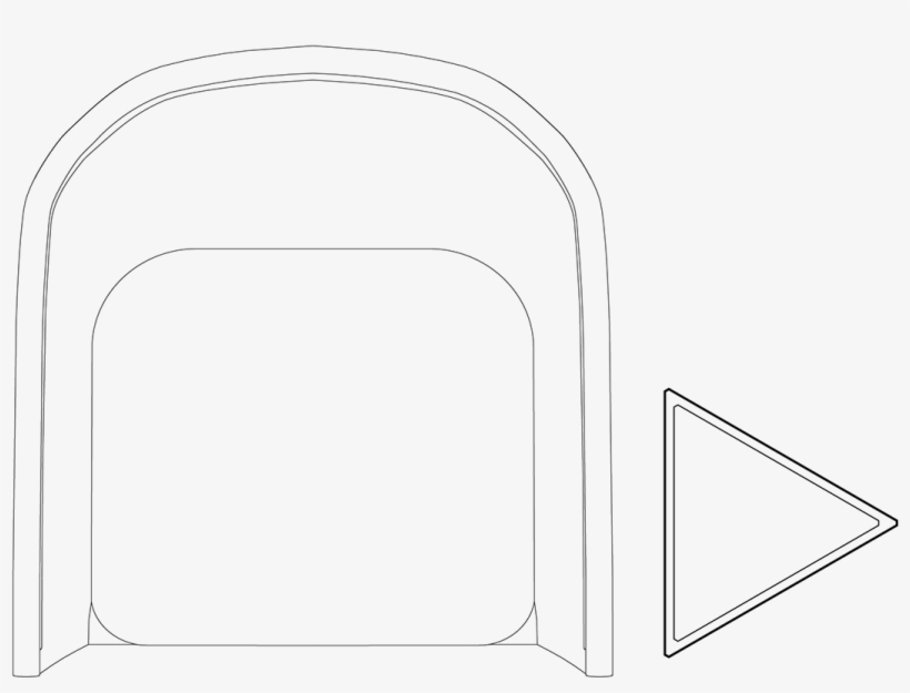 The Sides Of These Storage Units Are One Of Three Dimensions - Technical Drawing, transparent png #8946776