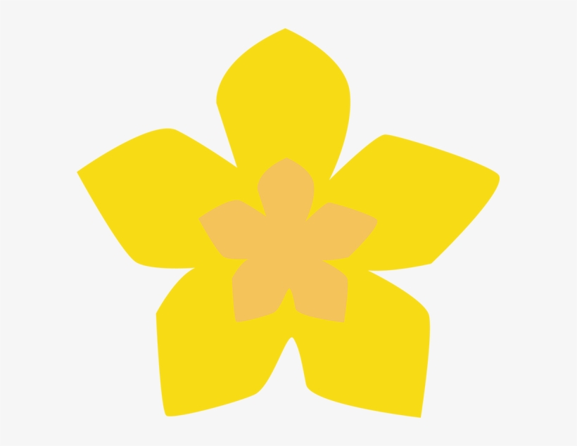 Daffodil - - Cross, transparent png #8946814