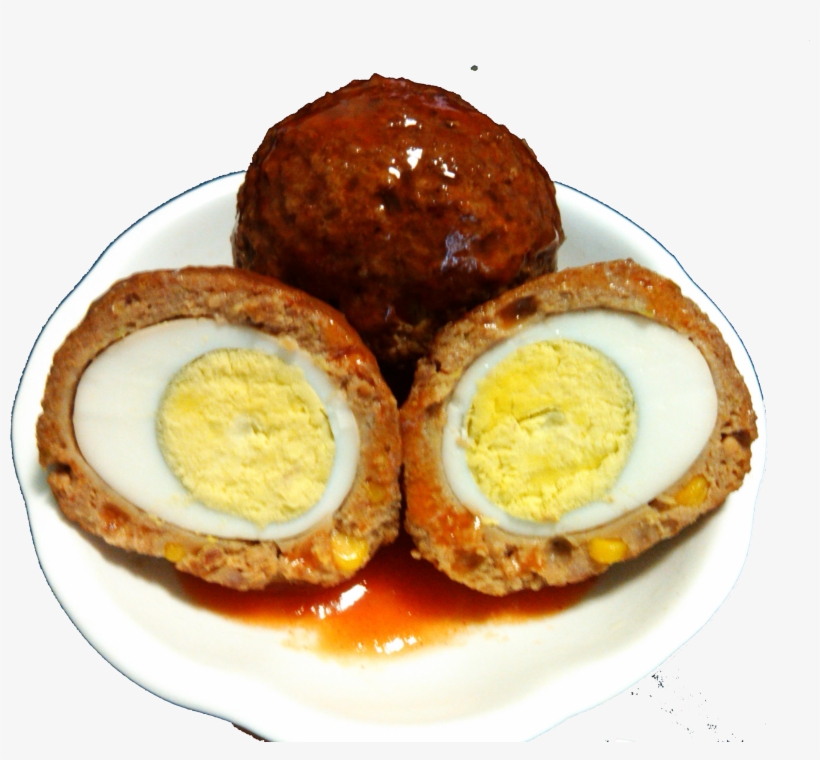 Lions Head Meatball Scotch Egg Chinese Cuisine - Fritter, transparent png #8946877