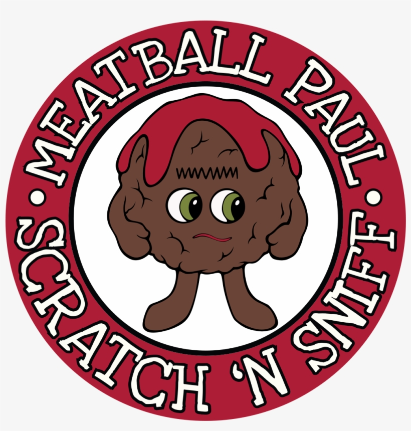 Meatball Sub Whiffer Stickers Scratch & Sniff Stickers, transparent png #8946932