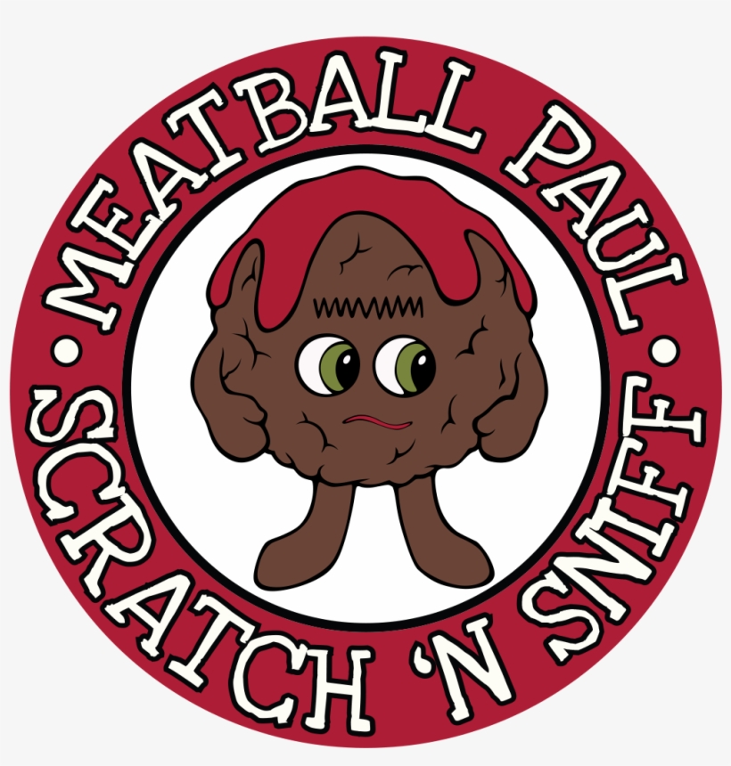 Meatball Sub Whiffer Stickers Scratch & Sniff Stickers, transparent png #8946932