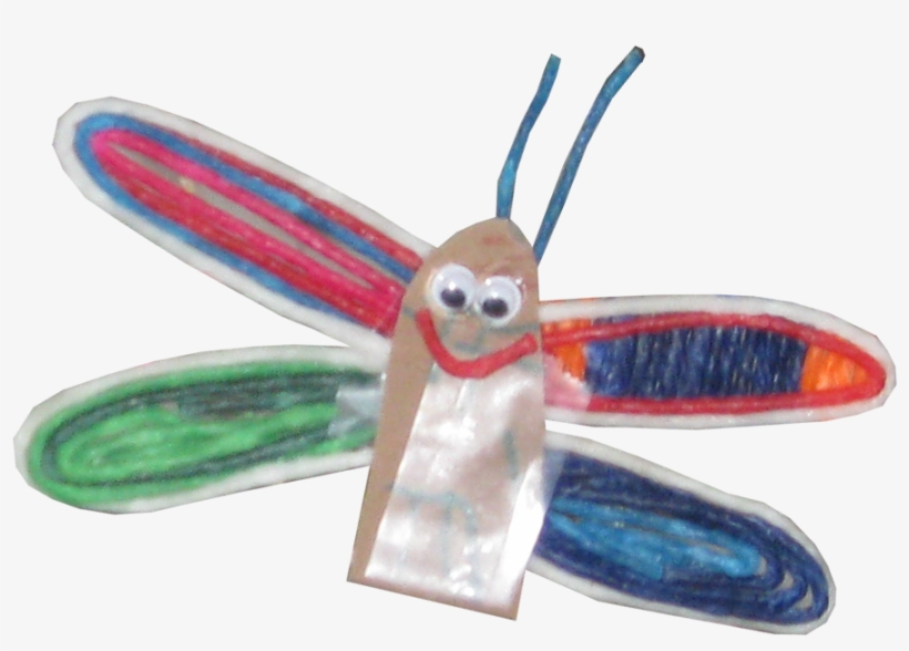 How About Tiny Purple Guy With Orange Legs A Pom-pom, - Dragonfly, transparent png #8946953