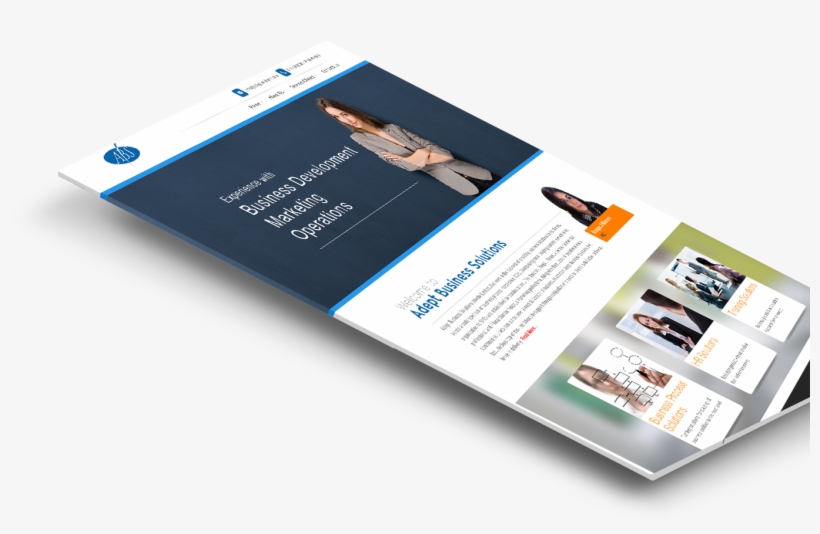 Adept Business Resp - Brochure, transparent png #8947592