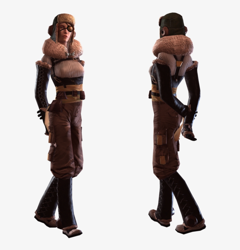 Character Costume Fluffy Engineer By Musegames-d4w0w19 - Action Figure, transparent png #8948170