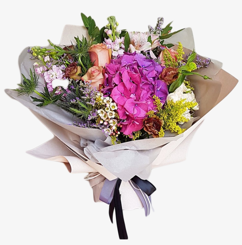 Hydrangea Bouquet Wrapping, transparent png #8948224