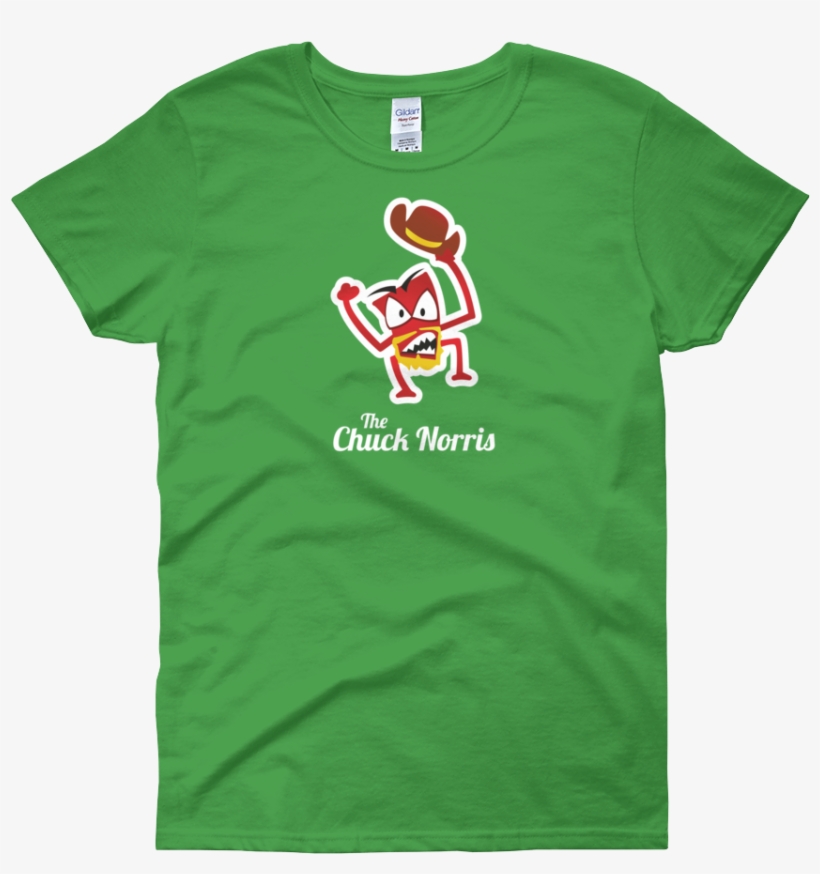 T-shirt - Testers Types - Chuck Norris - Women's - T-shirt, transparent png #8948420