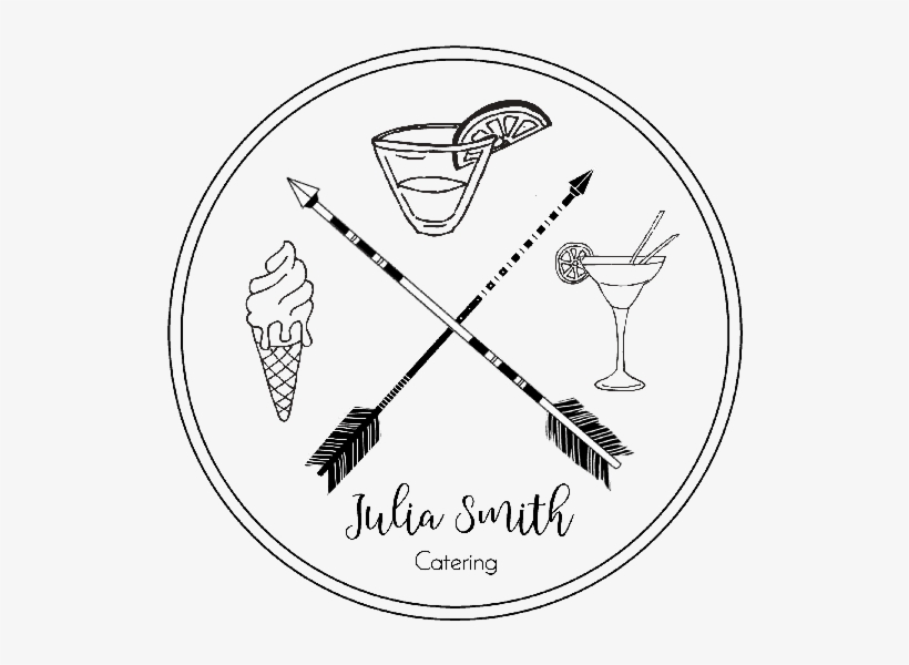 How To Create Your Own Hand Drawn Logos - Drawing, transparent png #8948430