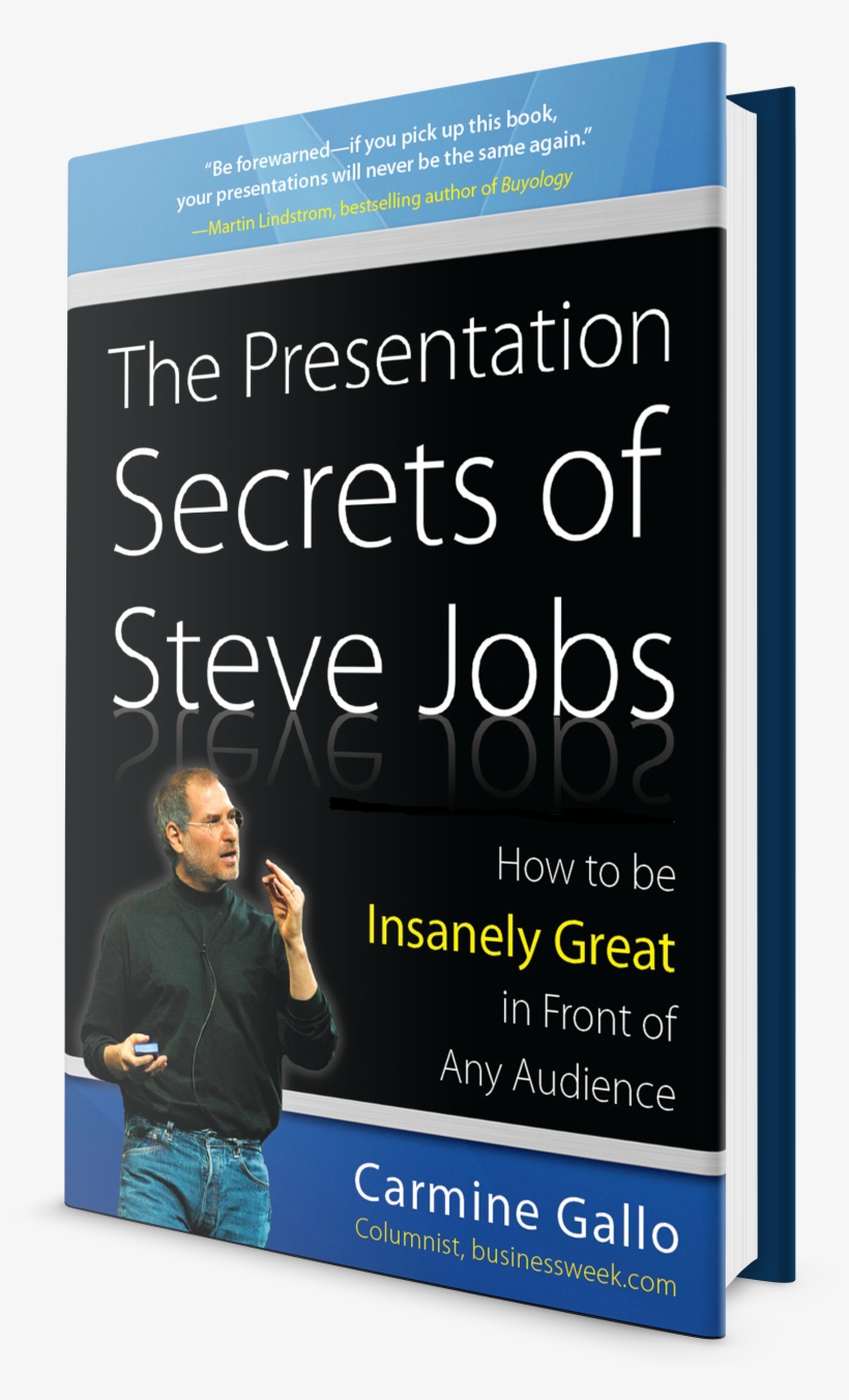 The Presentation Secrets Of Steve Jobs Book - Steve Job Presentation Book, transparent png #8948470