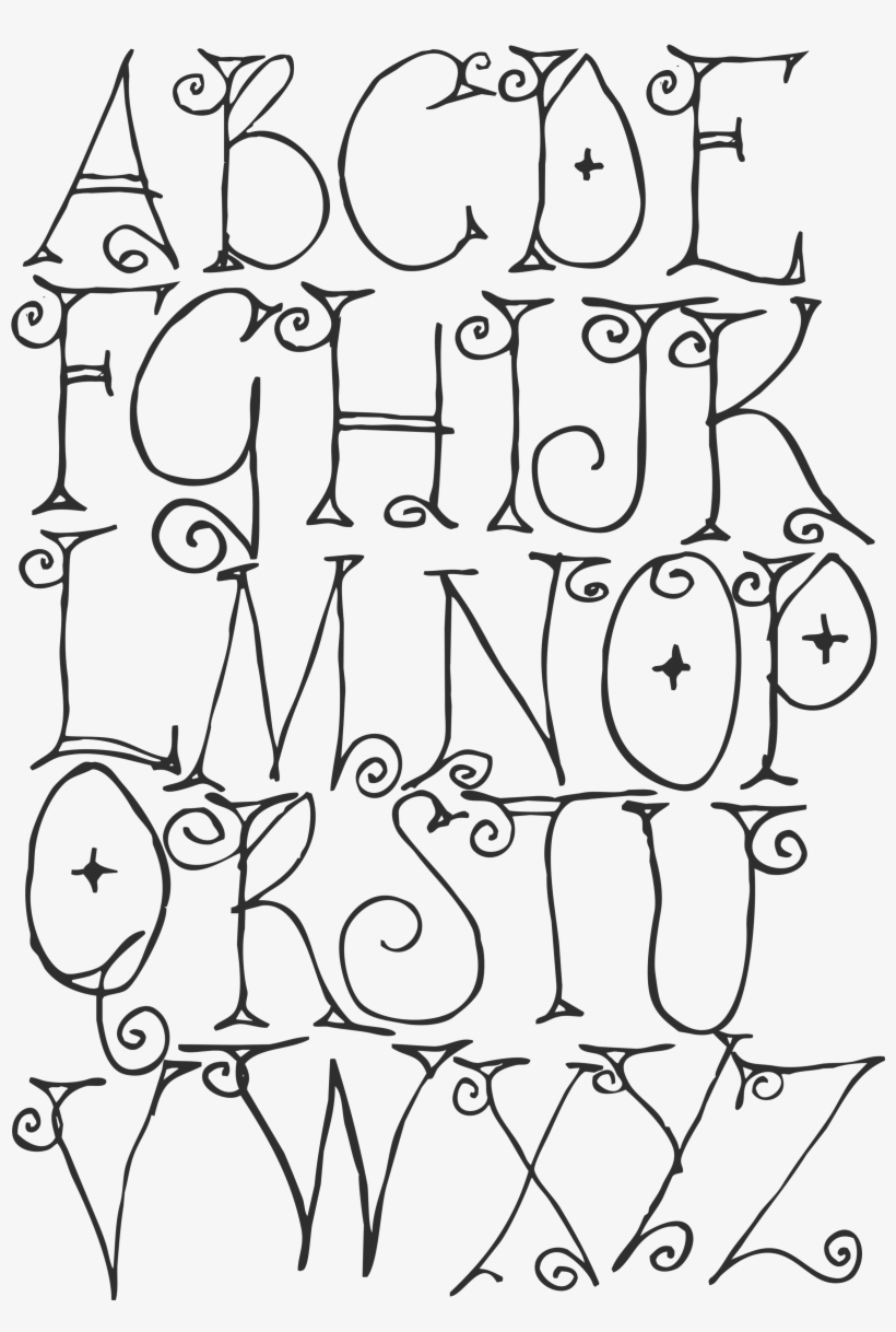 Hand Drawn Whimsical Font By Melanie Moor - Drawing, transparent png #8948517