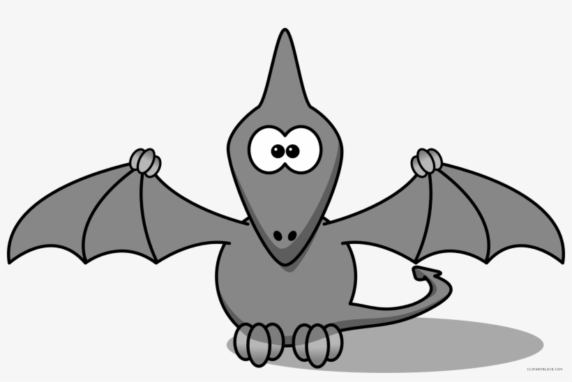 Flying Dinosaur Clipart - Dinosaur Cartoon Pterodactyl, transparent png #8948720