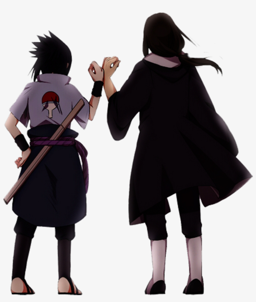 Naruto Sasuke Itachi Anime Sharingan - Naruto And Sasuke Bro Fist, transparent png #8948934