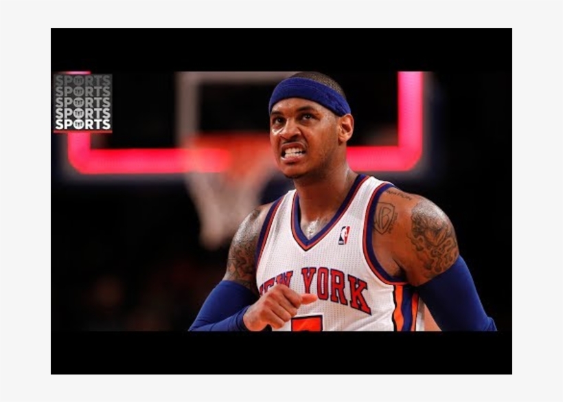 Espn Ranked Carmelo Anthony Behind Lonzo Ball And People - New York Knicks, transparent png #8949844