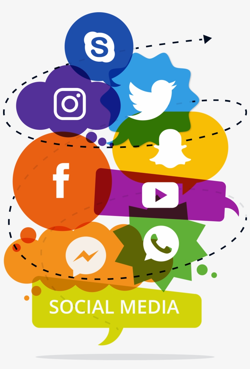 Las Redes Sociales Ocupan Cada Vez Un Papel Más Importante - Promotion Social Media, transparent png #8950563